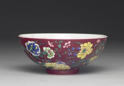 图片[2]-Bowl decorated with flowers of the four seasons in yangcai painted enamels, Qing dynasty, Yongzheng reign (1723-1735)-China Archive